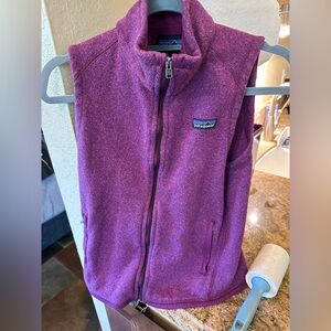 Patagonia Women's Better Sweater® Fleece Vest - Small - Pink/Purple